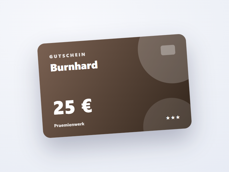 Burnhard-Gutschein 25 €