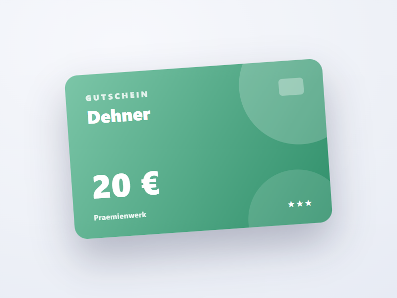 Dehner-Gutschein 20 €